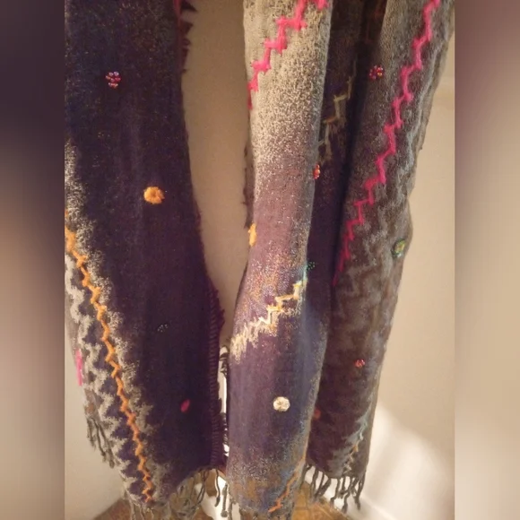 Châle-chale made in a India - Picture 5 of 6